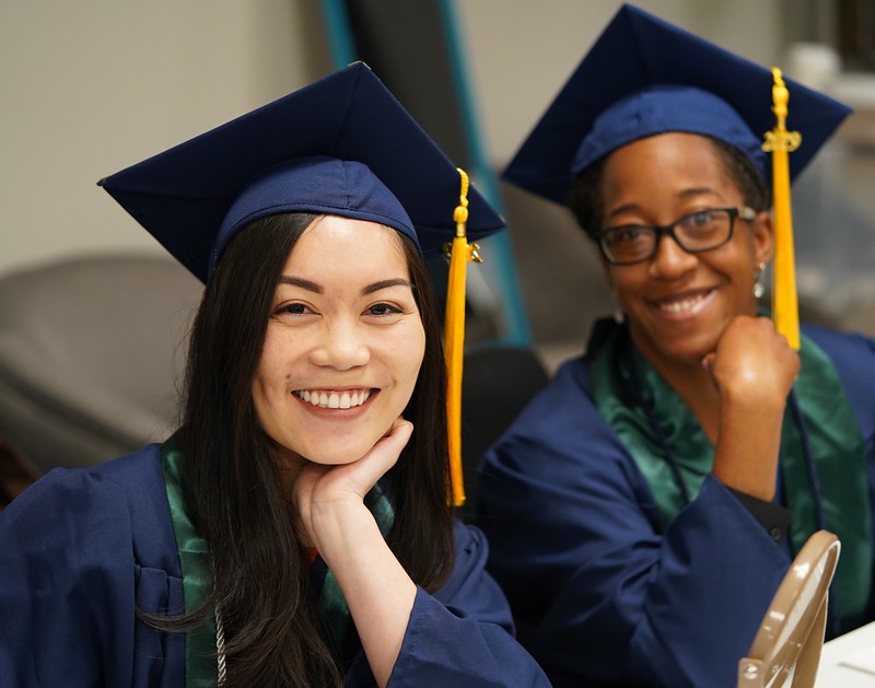 Two Laurus Graduates Smiling