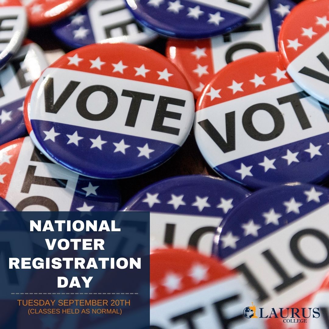 National Voter registration day 2022 flyer