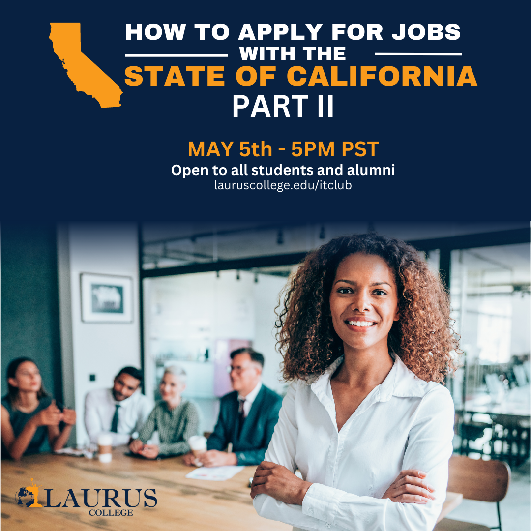 Banner for applying for jobs with the state of california part 2