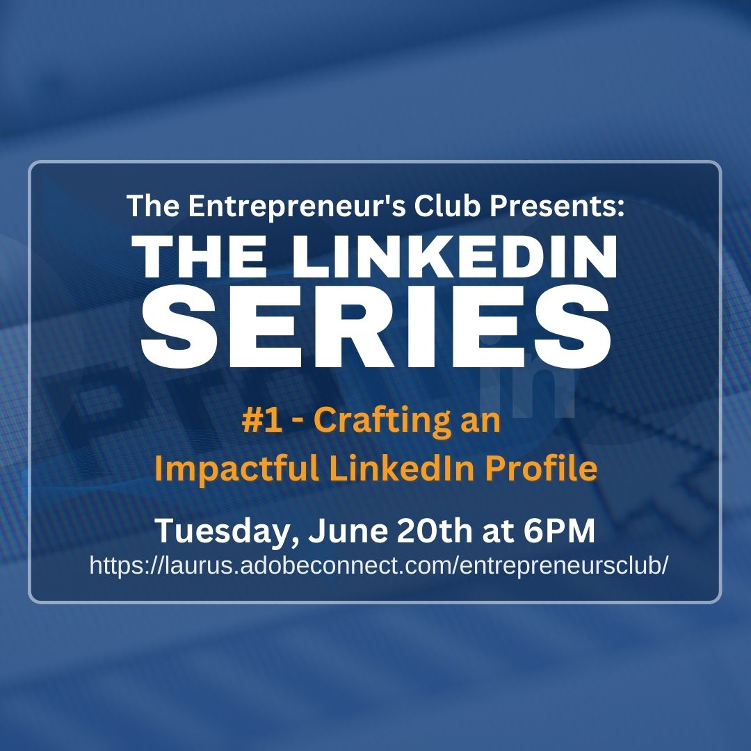 LinkedIn lecture Series #1